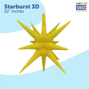 Starsburst amarilla 22”