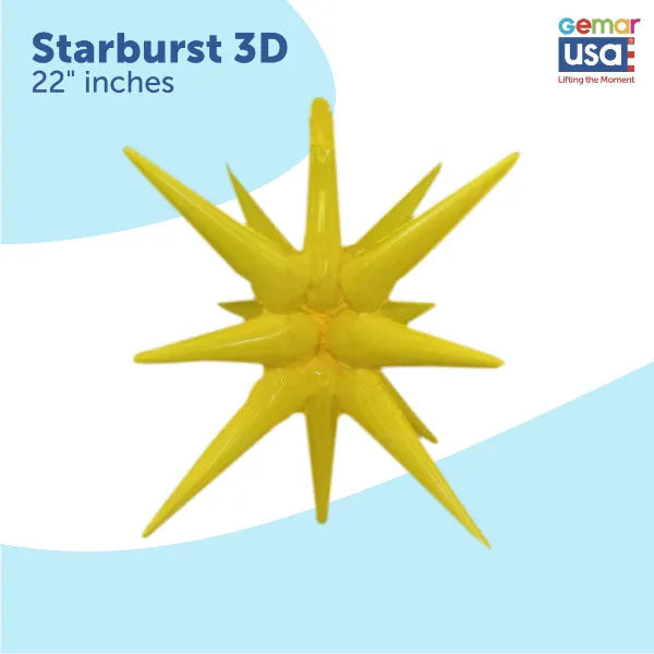 Starsburst amarilla 22”